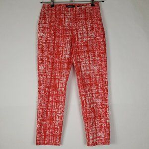 Lafayette 148 Sz S 38 Ankle Pants ITALIAN PRINT
